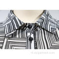 Lady Chiffon Regular bedrukte blouse met lange mouwen